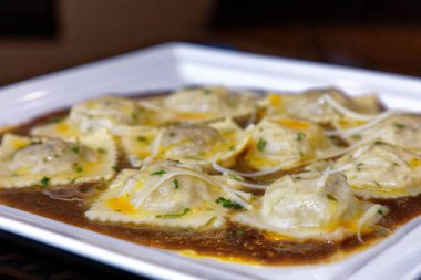 Caraiva 'nın yerel yiyeceği, Bahia Eyaleti, Brezilya 