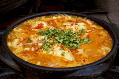 Lezzetli Moqueca capixaba kil kapta.