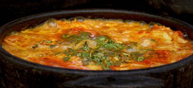 Lezzetli Moqueca capixaba kil kapta.