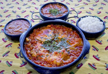 Lezzetli Moqueca capixaba kil kapta.