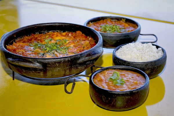 Delicious Moqueca Capixaba Clay Pot — Stock Photo, Image