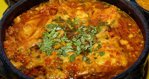 Köstliche Moqueca Capixaba Tontopf — Stockfoto