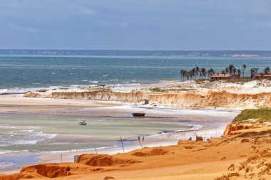 Cear-Brezilya eyaletindeki Quebrada Sahili