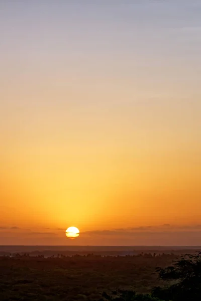 Восход Солнца Поле — стоковое фото