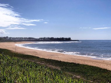 Anchieta City, Esprito Santo State, Brezilya 'daki Anchieta Sahili' nde İnanılmaz Doğal Görünüm