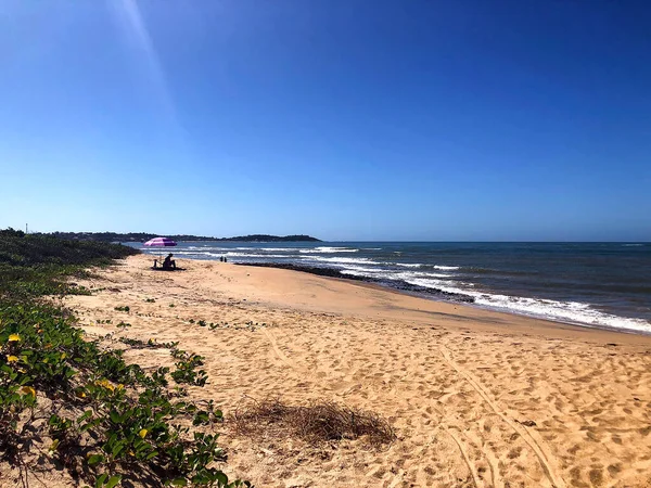 Amazing Natural View Seascape Parati Beach Anchieta City Esprito Santo — Stock Photo, Image