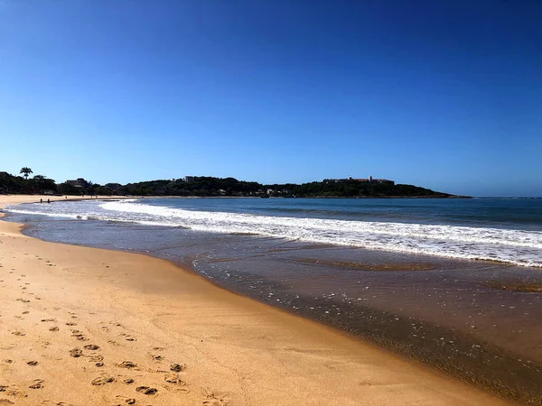 Increíble Vista Natural Paisaje Marino Playa Anchieta Ciudad Anchieta Estado — Foto de Stock