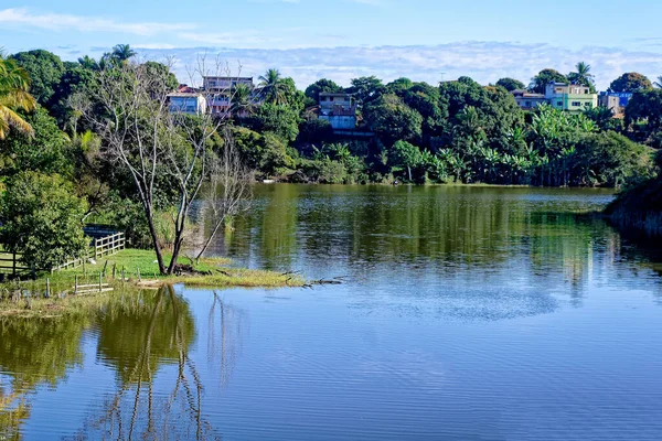 Lagoa Mieście Guarapari Stan Espirito Santo Brazylia — Zdjęcie stockowe