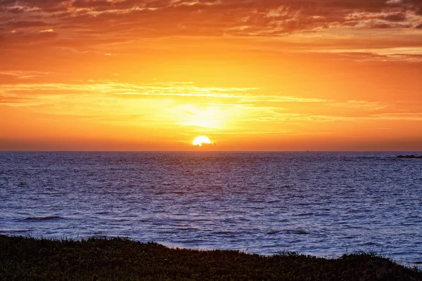 Incredibile Paesaggio Marino Alba Nell Oceano Atlantico — Foto Stock