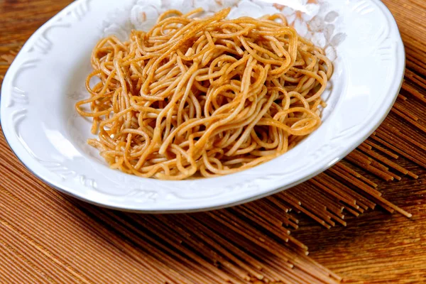 Spaghetti Ail Huile — Photo
