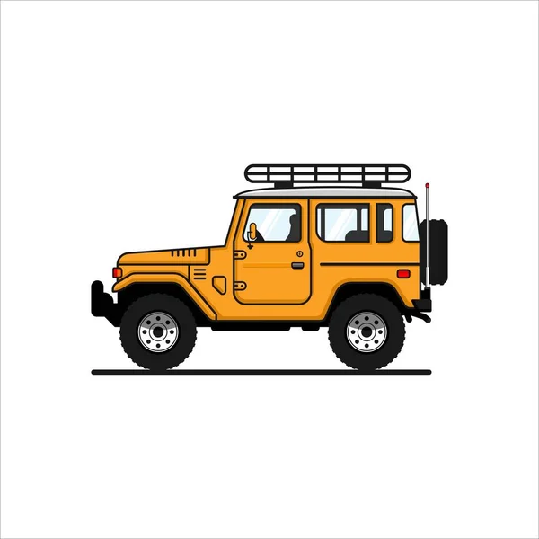 Otomobil Offroad Vektör Tasarımı Çizimi