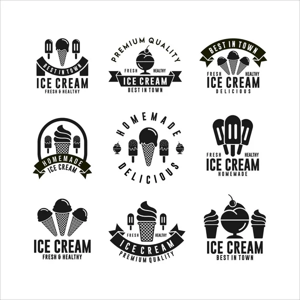 Ice Cream Best Intown Collections — Stockvector