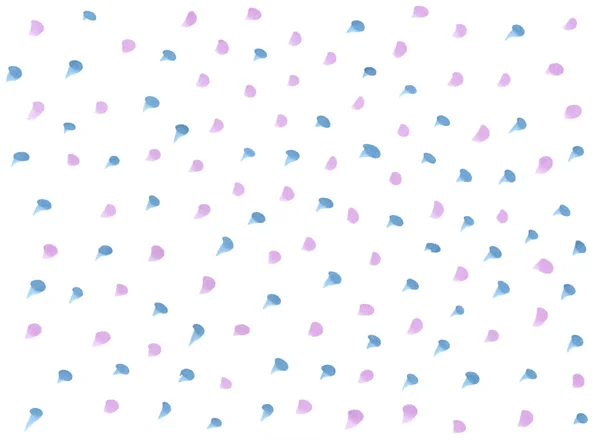 Többszínű zsírkréta buborékok és pontok fehér vázlaton — Stock Fotó