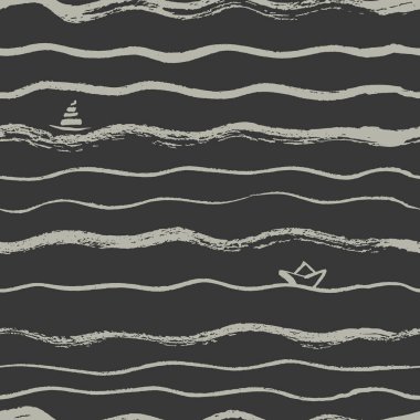 deniz konulu kesintisiz fırça arka plan