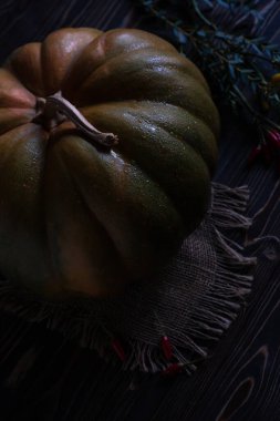 bal kabağı ile sonbahar natürmort