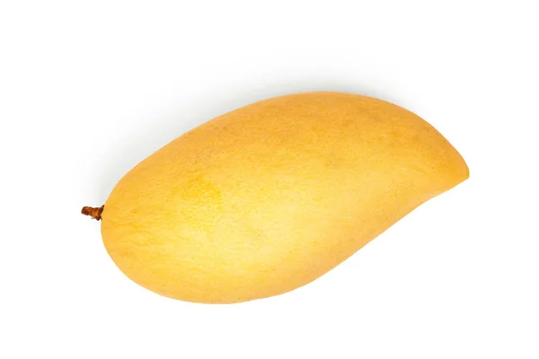 Mango amarillo tailandés aislado sobre fondo blanco — Foto de Stock