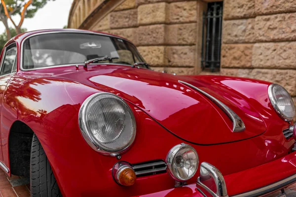 Porsche klasické auto v ulicích Monte Carlo — Stock fotografie