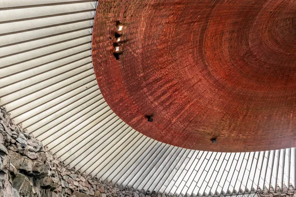 Detalle de la cúpula de la iglesia en la roca de Helsinki - 3 — Foto de Stock