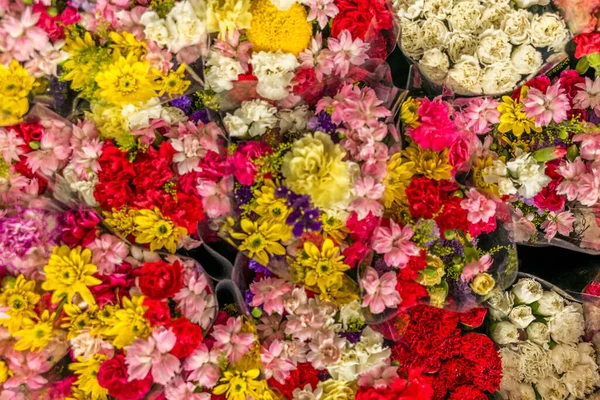 Букеты цветов на цветочном рынке Гонконга - 9 — стоковое фото