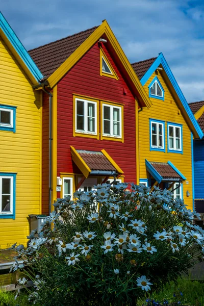 Norveç, Bergen 'de renkli cadde - 1 — Stok fotoğraf