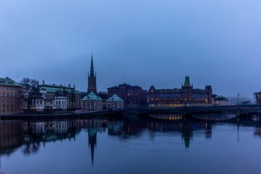Stockholm 'deki Norstedts Foerlag binasının manzarası.