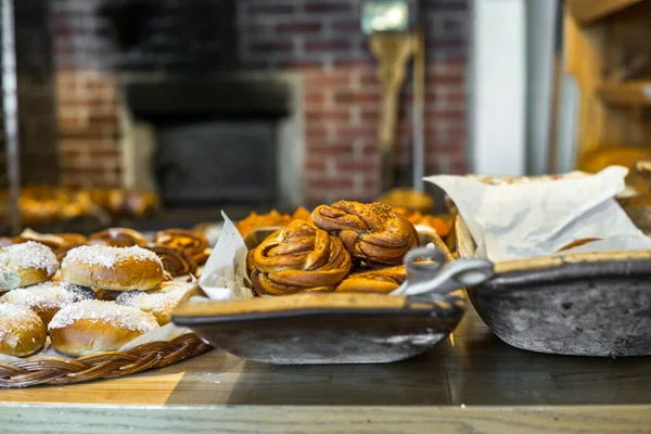 Pâtisseries et gâteaux dans une boulangerie norvégienne typique - 6 — Photo