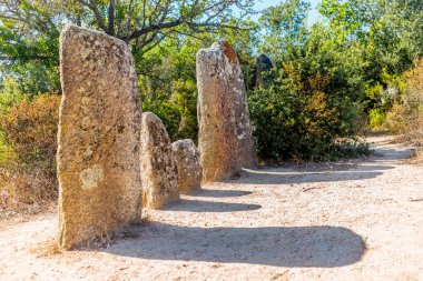 Korsika tepelerinde unutulmuş ve terk edilmiş tarih öncesi bir yer.