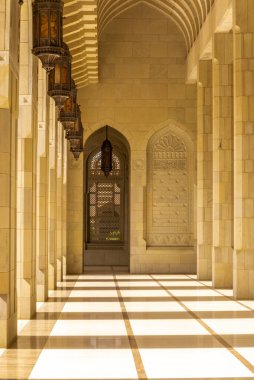 Muscat Büyük Camii 'nin mimari tasarım detayları