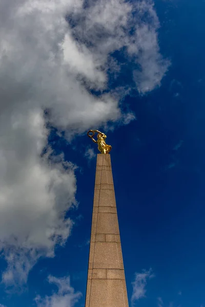Luxemburgo Luxemburgo Mayo 2016 Parte Superior Del Monumento Recuerdo Llamada — Foto de Stock