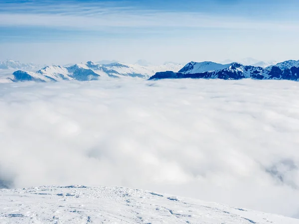 Wolkenmeer Auf Den Schweizer Alpen — Stockfoto