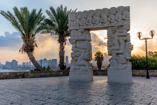 Tel Aviv Israel Junho 2016 Portões Scultpure Parque Abrasha Jaffa — Fotografia de Stock