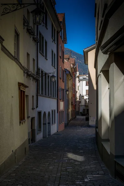 Lampade Stradali Chur Svizzera — Foto Stock