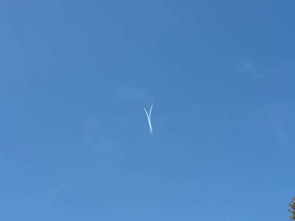 Lenzerheide Switzerland September 2018 Air Show Patrouille Suisse Swiss Alps — Stock Photo, Image