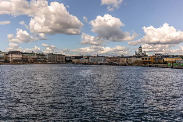 Vista Del Horizonte Helsinki Día Soleado Brillante Verano — Foto de Stock