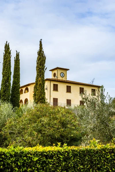 Clásico Paisaje Montañoso Campiña Toscana — Foto de Stock