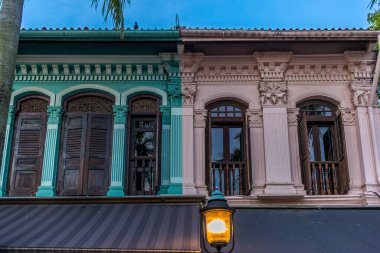 Singapur 'da tipik sömürge mimarisi