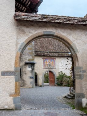 Stein Am Rhein Manastırı Avlusu