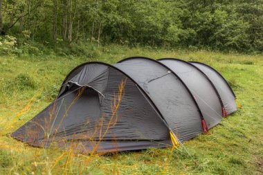 Norveç 'teki Naerofjord' da çadır kurmuşlar.