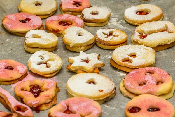 Hacer Galletas Navidad Casa — Foto de Stock