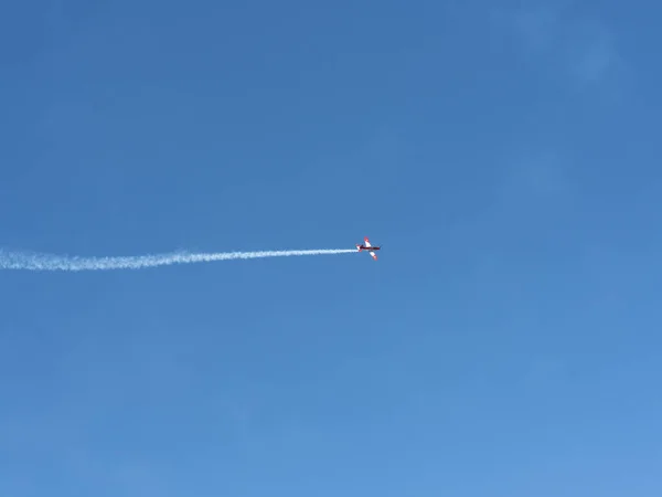 Lenzerheide Szwajcaria Września 2018 Pokazy Lotnicze Patrouille Suisse Alpach Szwajcarskich — Zdjęcie stockowe