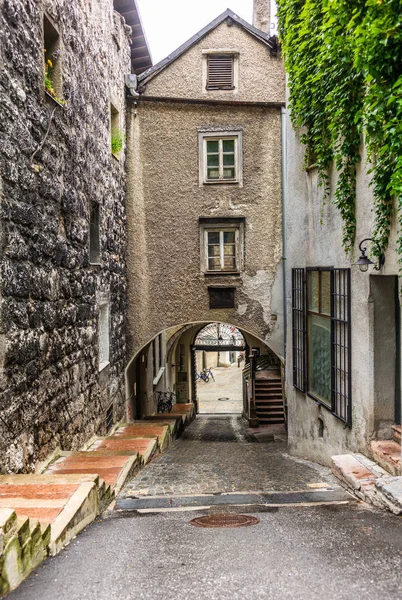 Salire Sulla Ripida Collina Del Castello Hohensalzburg Salisburgo Austria — Foto Stock