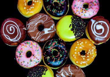 Lezzetli Donuts seçimi