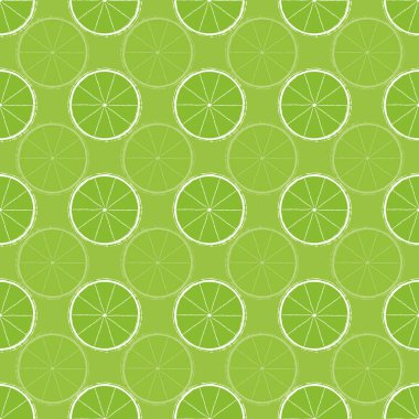 Yeşil limon el çizimi vektör tekrar iz arkaplan tasarımı