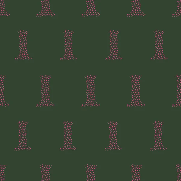 I aus dem alfabet repeat pattern print hintergrund — Stockvektor