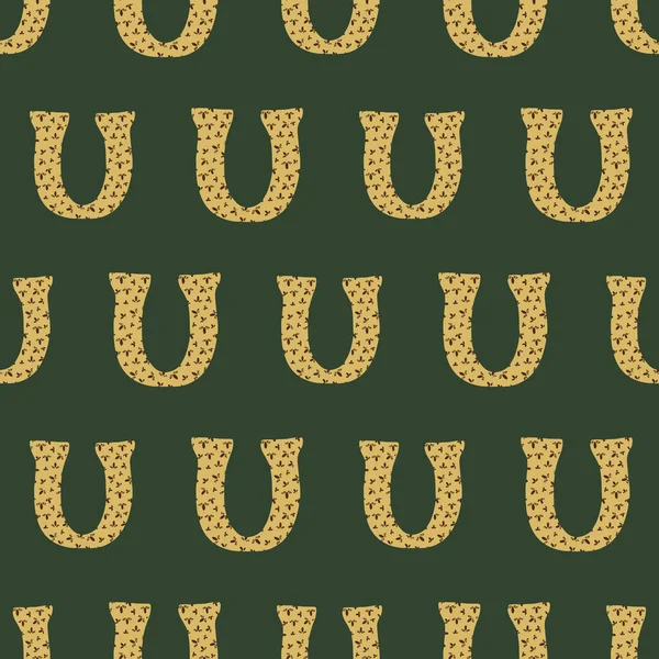 U от alfabet повтор шаблона печати фона — стоковый вектор