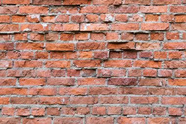 Eski kırmızı tuğla duvar arkaplanı
