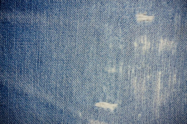 Vecchio Jeans Sfondo Indossato Denim Modello Classico Texture Blu Sfondo — Foto Stock