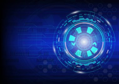 Arka plan teknoloji tasarım yenilik konsepti, vektör çizim