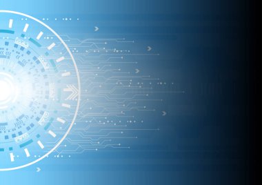 Çeşitli teknoloji öğeleri yüksek teknoloji iletişim kavramı yenilik arka plan arka plan 