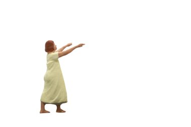 Uyurgezer Isolated kırpma yolu ile beyaz arka plan üzerinde